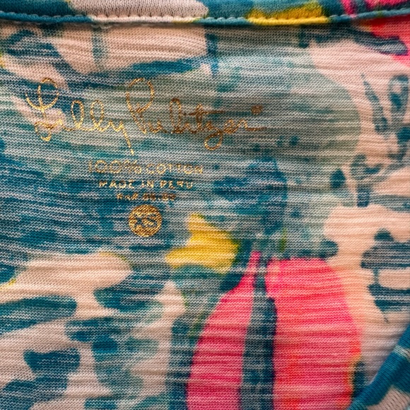 NWOT Lilly Pulitzer short sleeve top - Picture 2 of 5